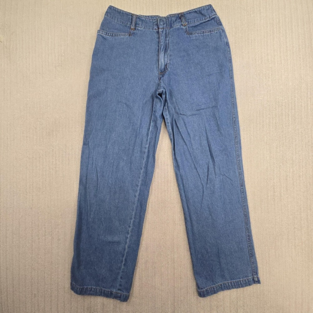 Real Comfort By Chadwick's Jeans Womens 4P Blue Medium Wash Straight Denim